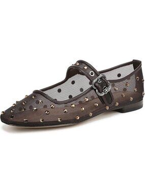 Sam Edelman Womens Café Noir Polyester Closed Pointed Toe Flat Shoes